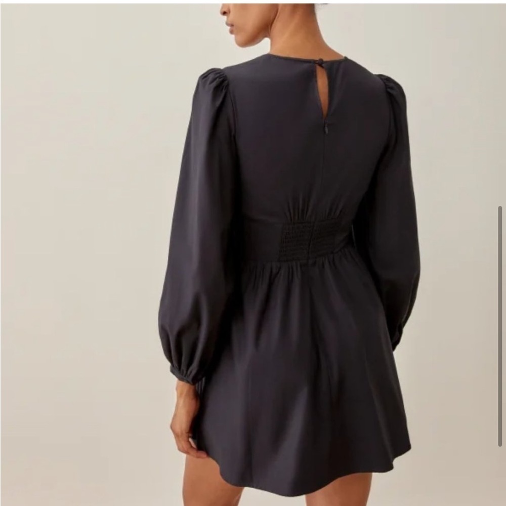 REFORMATION Caitie Black Dress - Picture 4 of 8